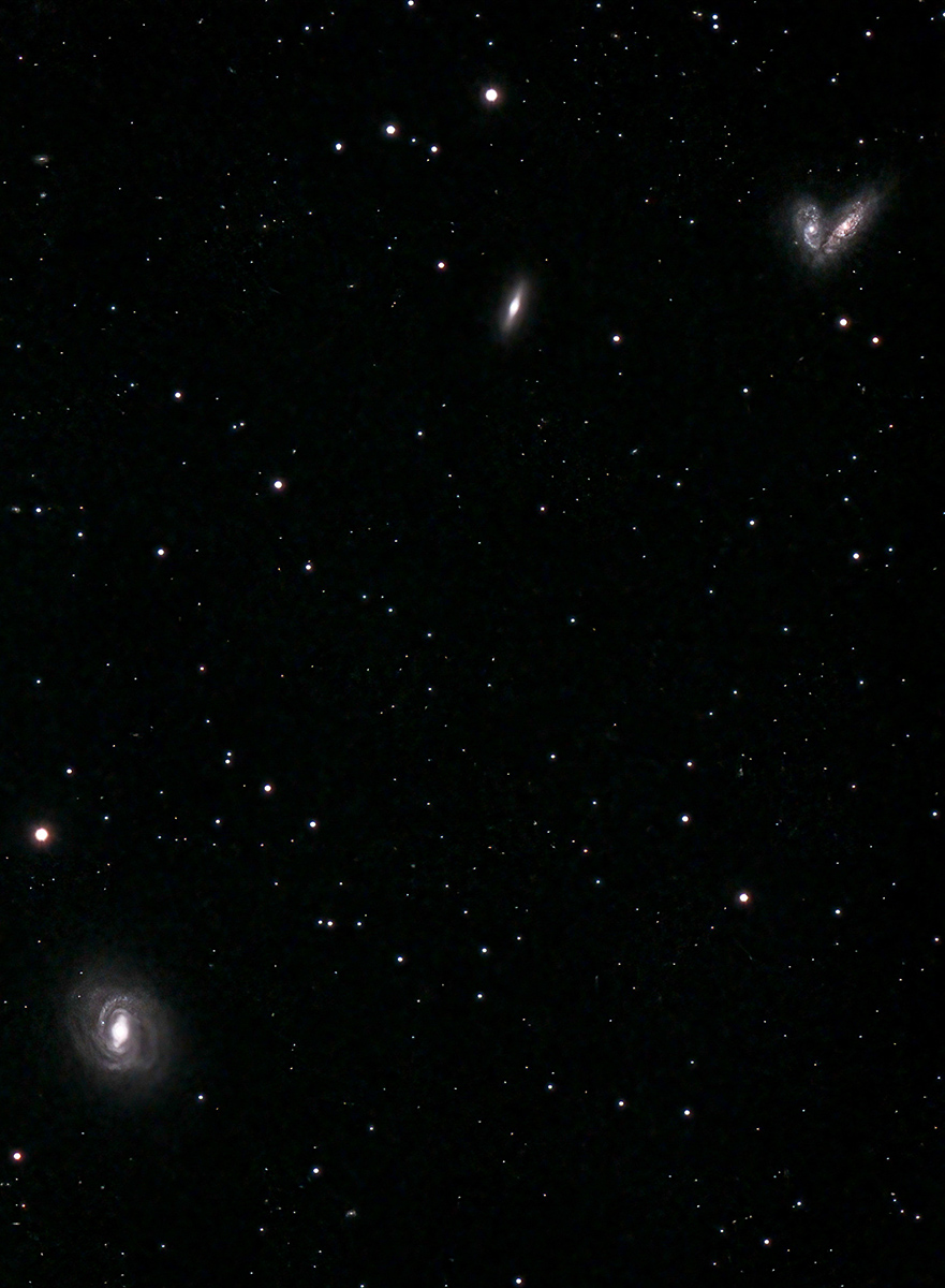 M58と衝突銀河