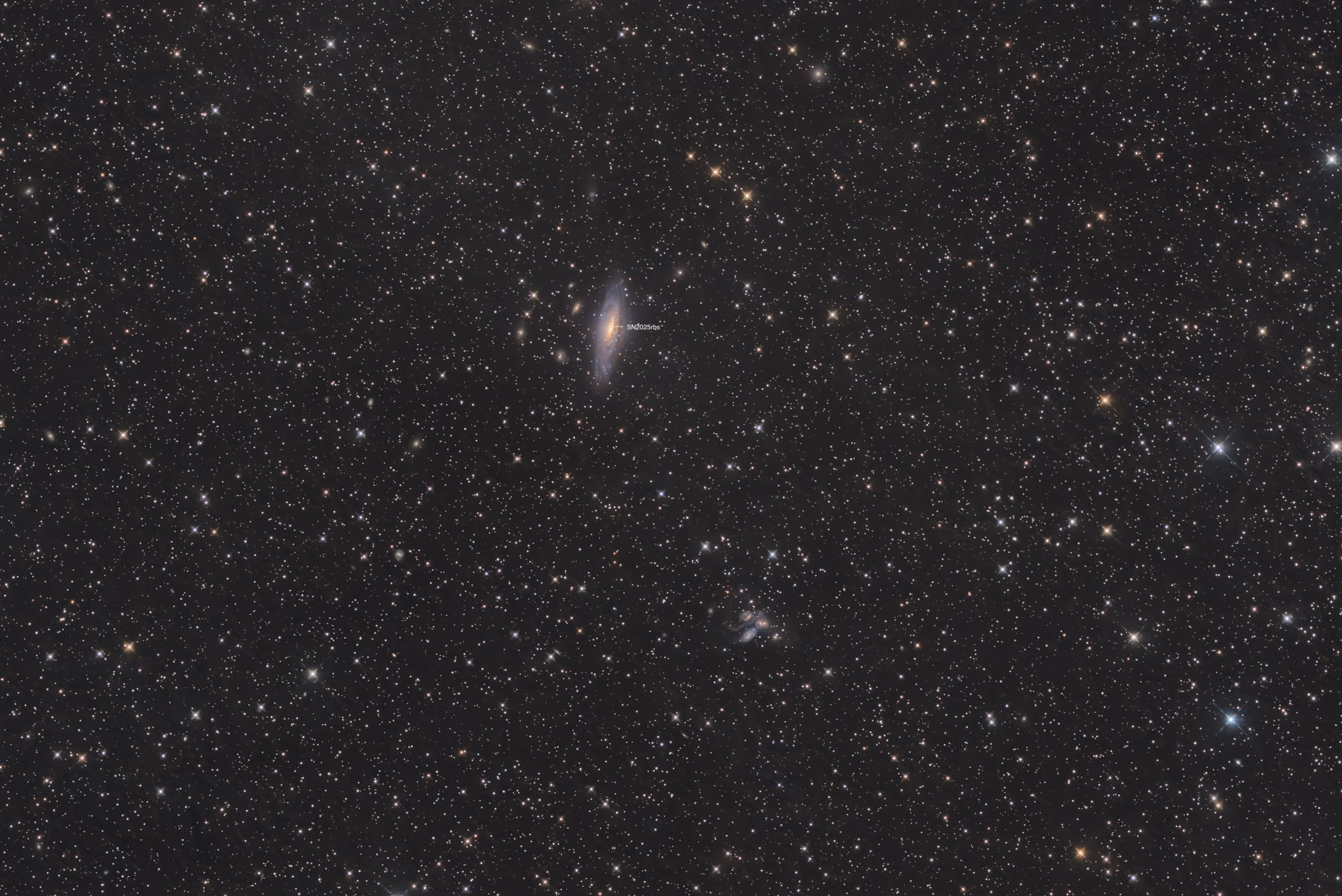 NGC7331とステファンの五つ子銀河